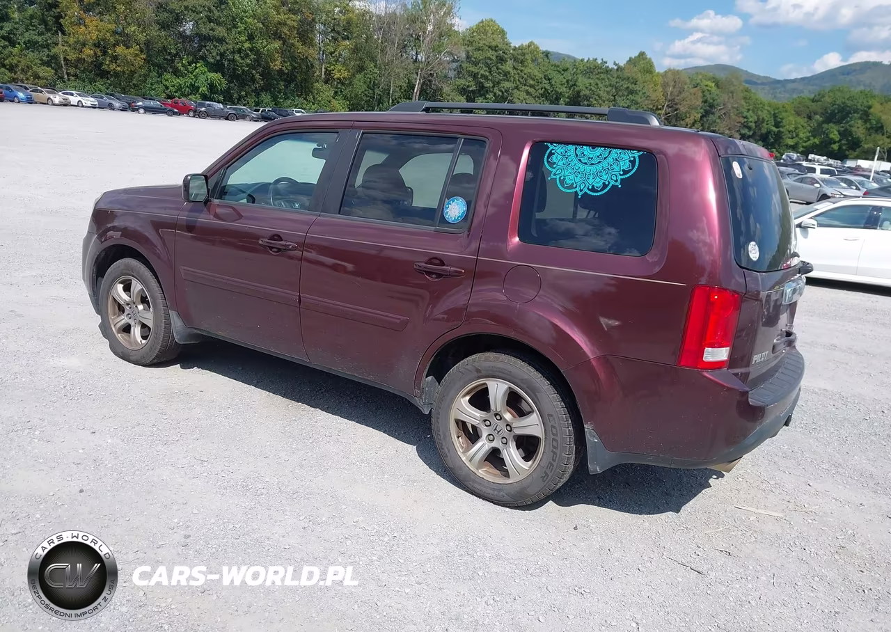 2012 Honda Pilot Ex-L VIN:5FNYF3H53CB024835 - 3