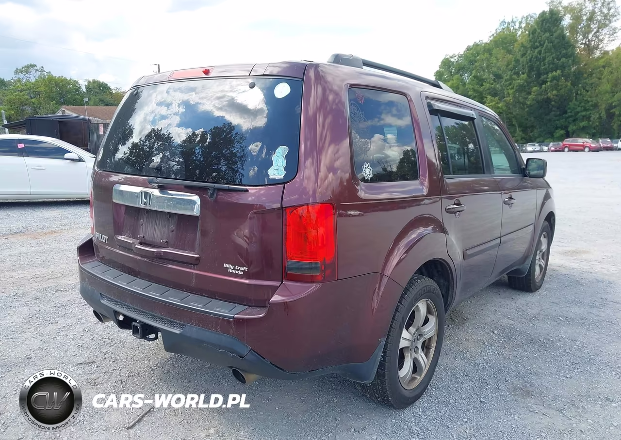 2012 Honda Pilot Ex-L VIN:5FNYF3H53CB024835 - 6