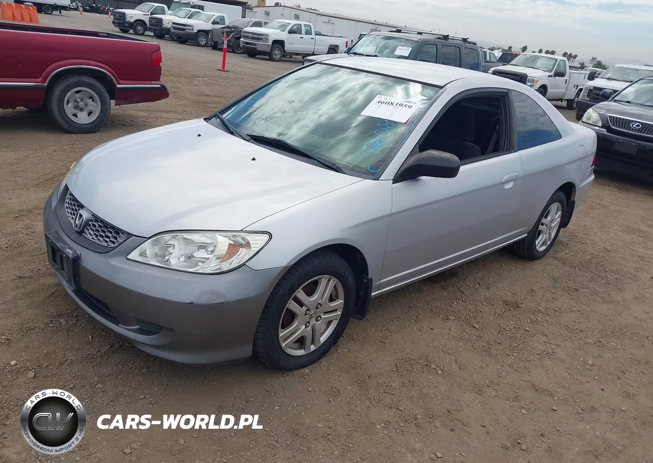 2004 Honda Civic Lx VIN:1HGEM21544L005787 - 2