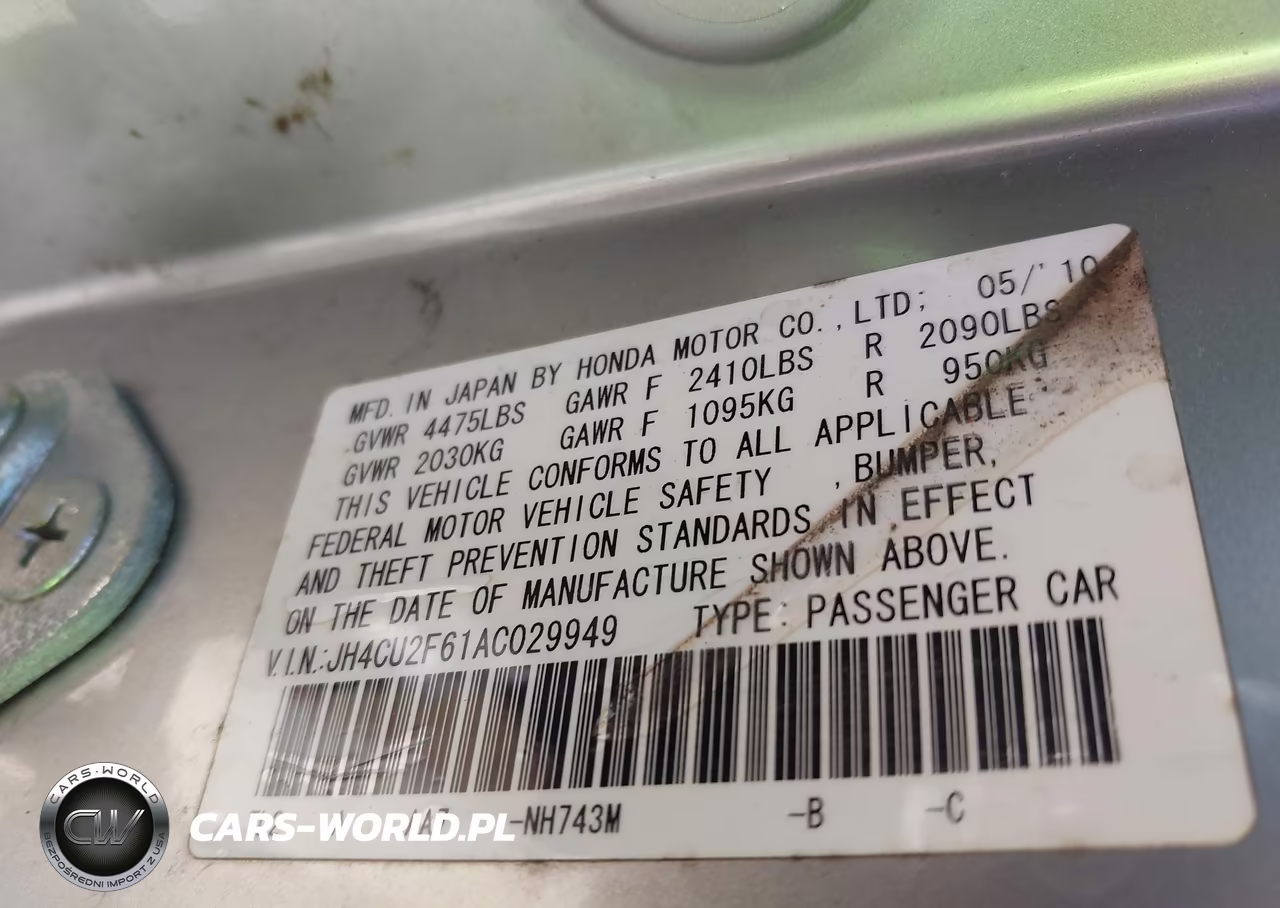 2010 Acura Tsx 2.4 VIN:JH4CU2F61AC029949 - 9