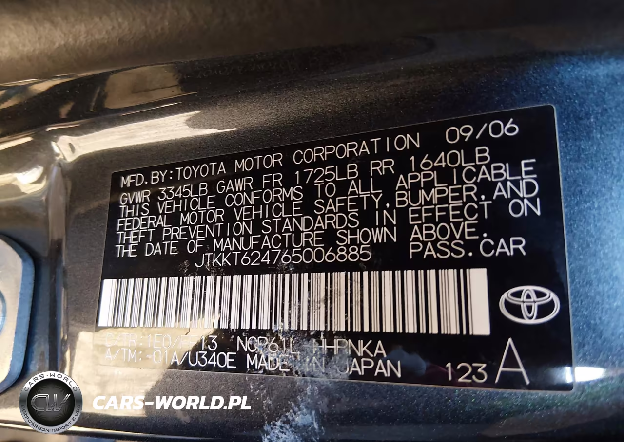2006 Scion Xa VIN:JTKKT624765006885 - 9