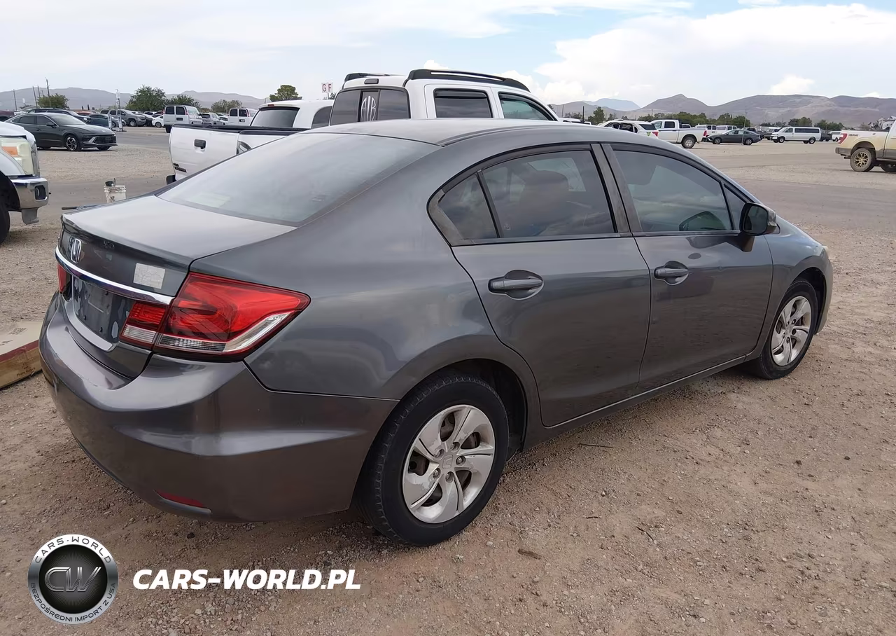 2013 Honda Civic Lx VIN:19XFB2F56DE036226 - 4