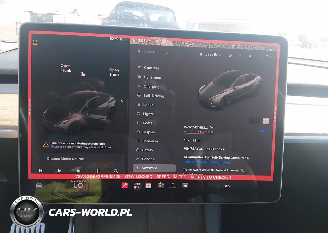2023 Tesla Model Y Performance Dual Motor All-Wheel Drive VIN:7SAYGDEF2PF835129 - 7