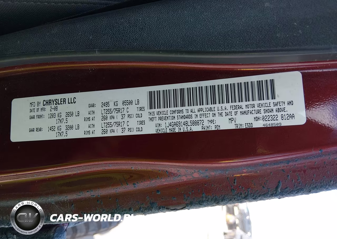 2008 Jeep Wrangler Unlimited Rubicon VIN:1J4GA69148L588872 - 9