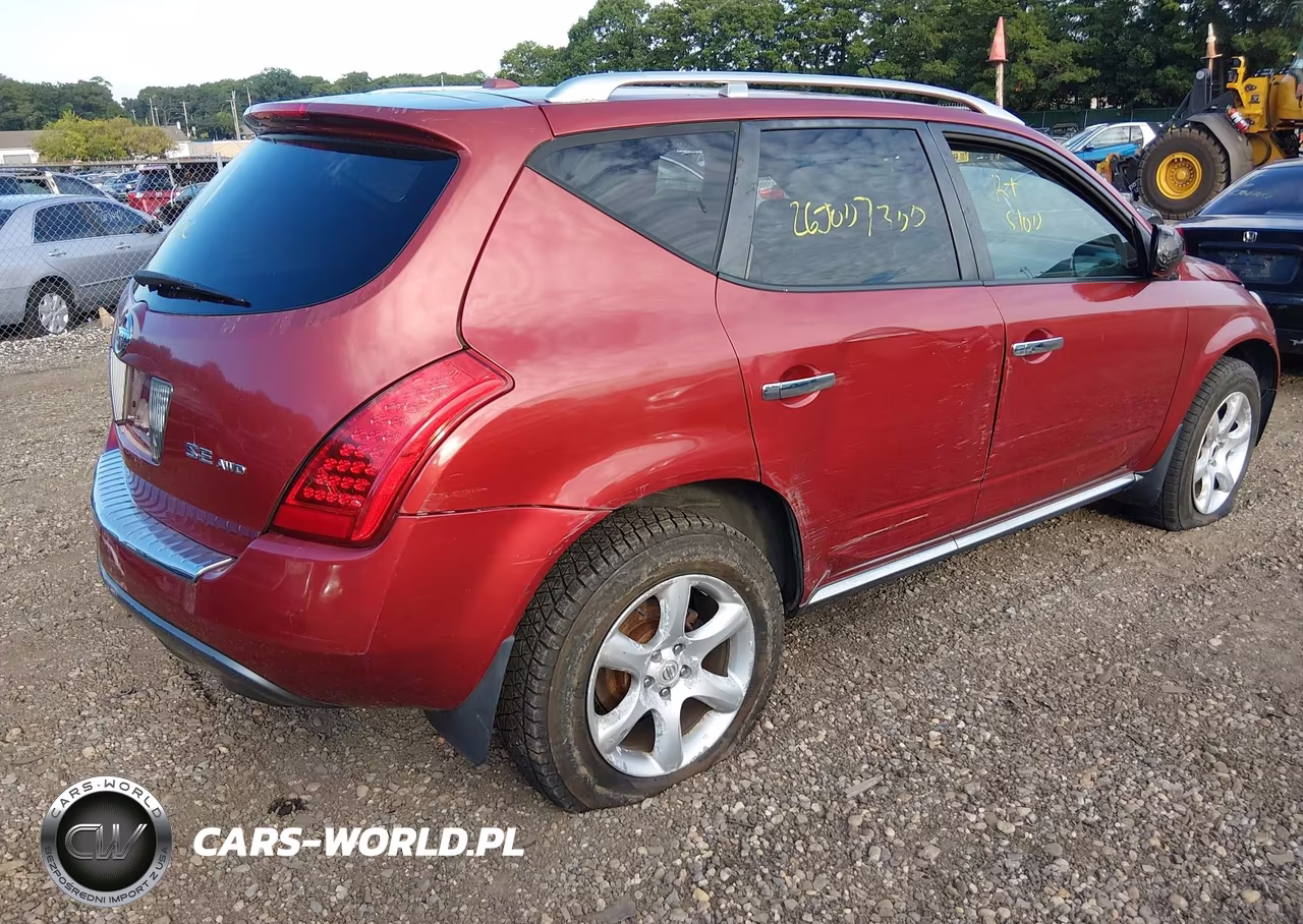 2007 Nissan Murano Se VIN:JN8AZ08W17W645495 - 4