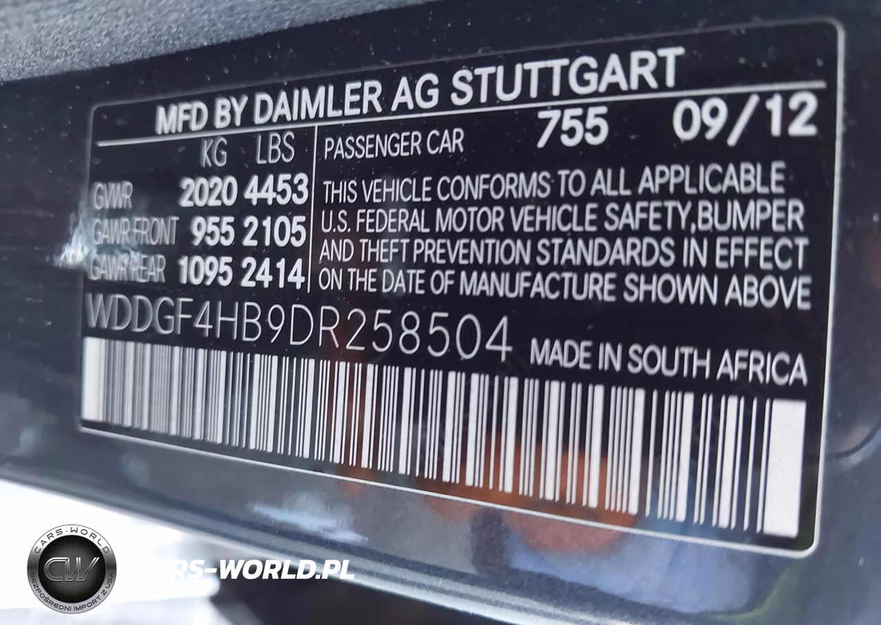 2013 Mercedes-Benz C 250 Sport VIN:WDDGF4HB9DR258504 - 9