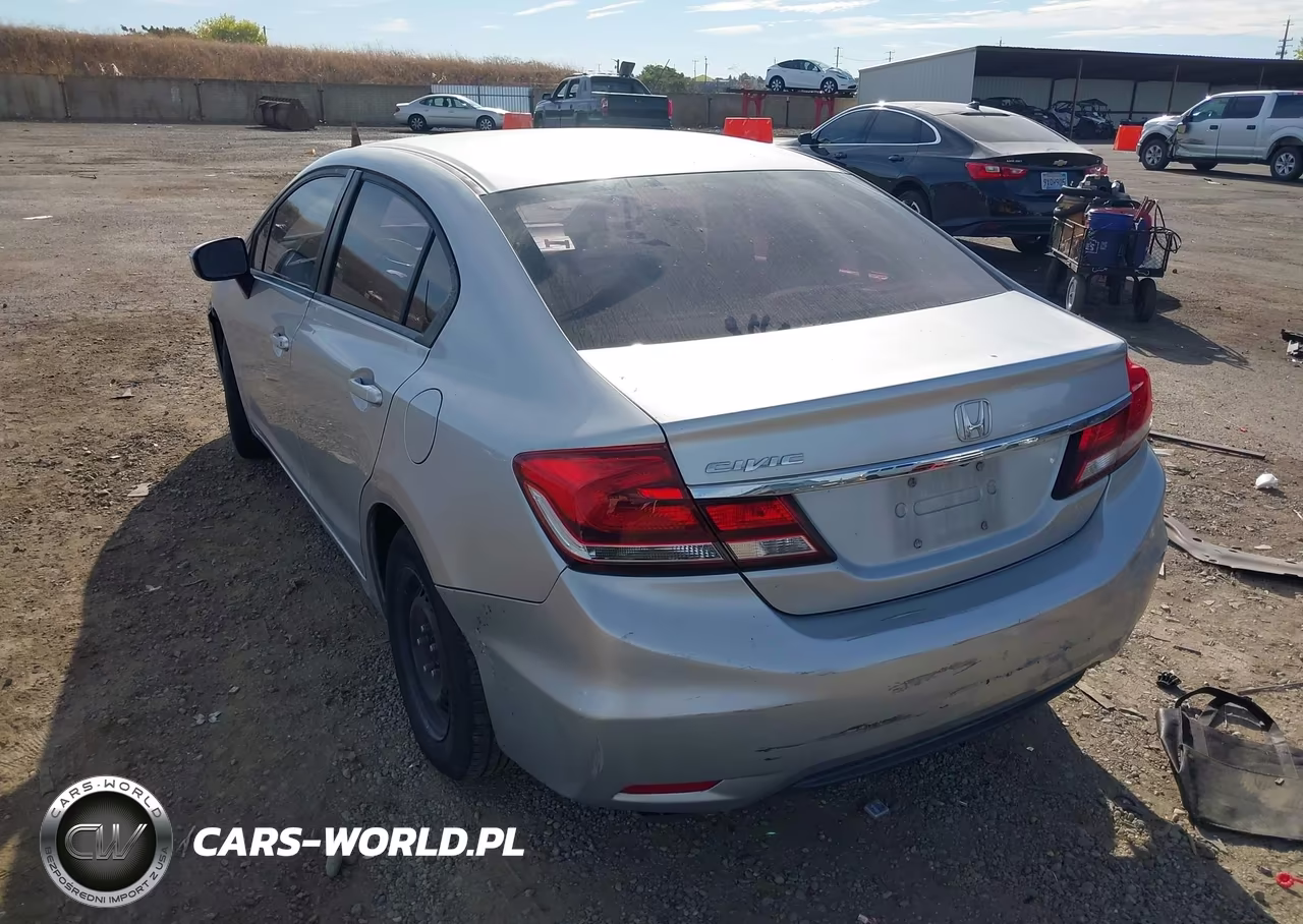 2015 Honda Civic Lx VIN:19XFB2F55FE204389 - 3