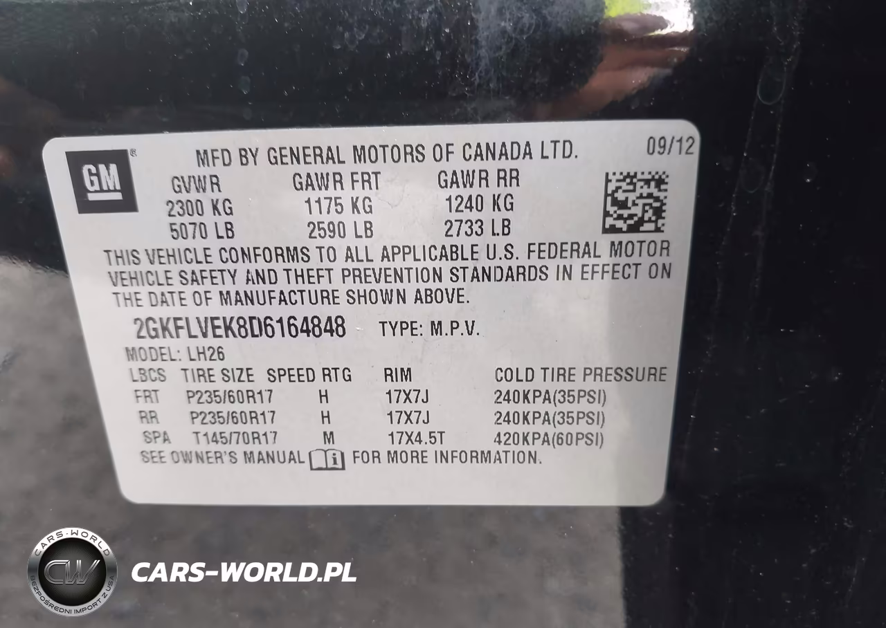 2013 GMC Terrain Slt-1 VIN:2GKFLVEK8D6164848 - 9