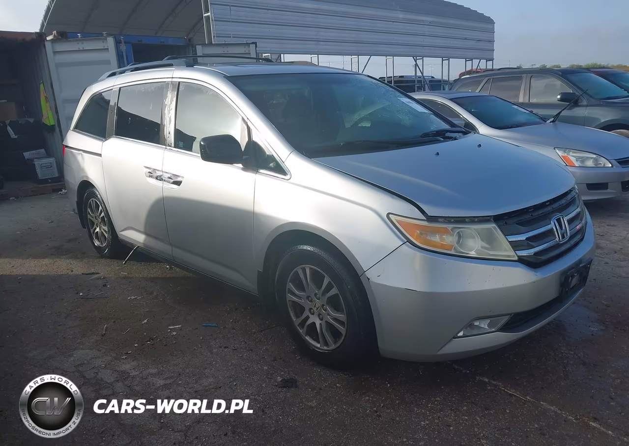 2011 Honda Odyssey Ex-L VIN:5FNRL5H6XBB066029 - 1
