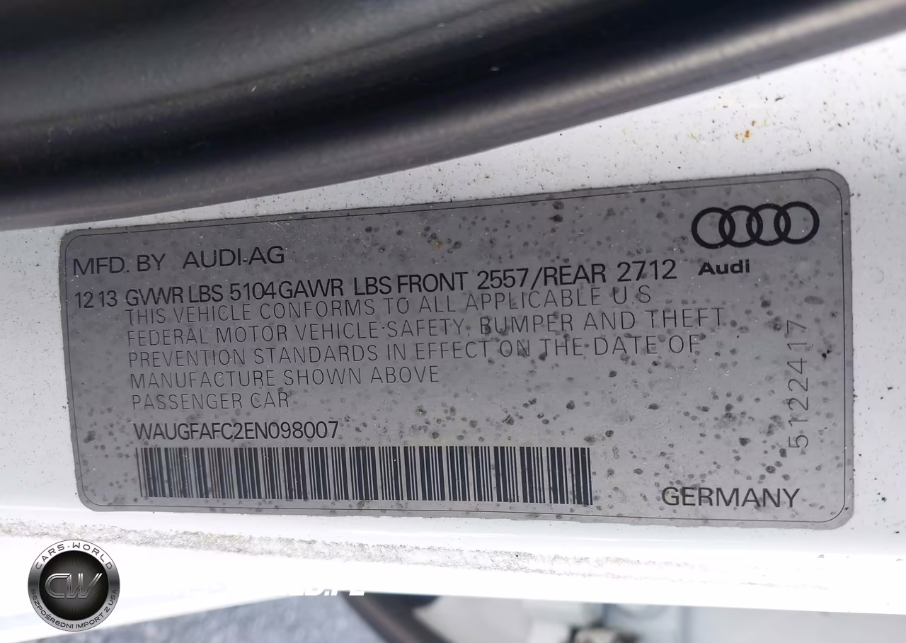 2014 Audi A6 2.0T Premium VIN:WAUGFAFC2EN098007 - 9