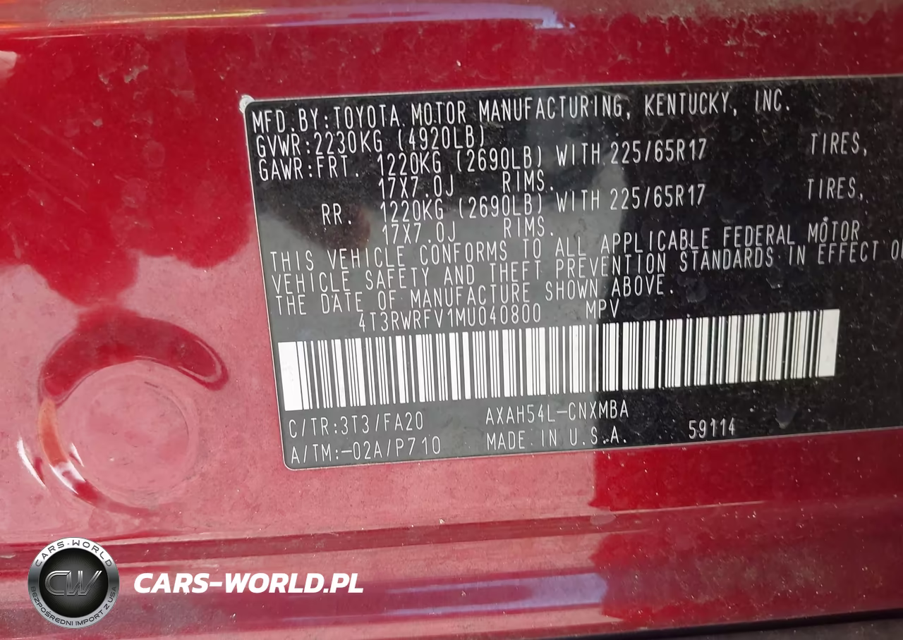 2021 Toyota Rav4 Hybrid Xle VIN:4T3RWRFV1MU040800 - 8