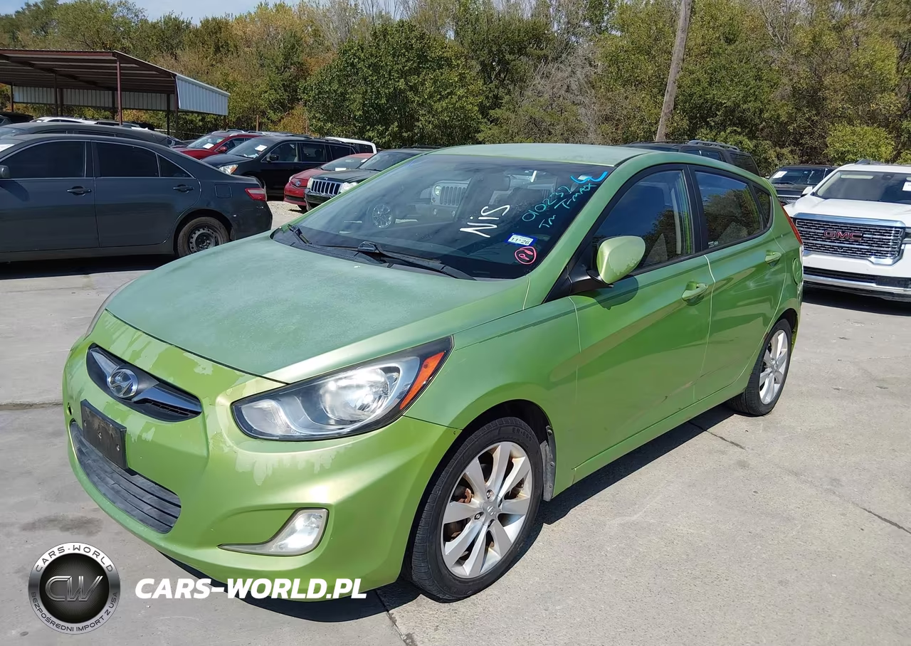 2012 Hyundai Accent Se VIN:KMHCU5AE4CU010239 - 2