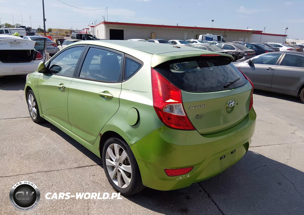 2012 Hyundai Accent Se VIN:KMHCU5AE4CU010239 - 3