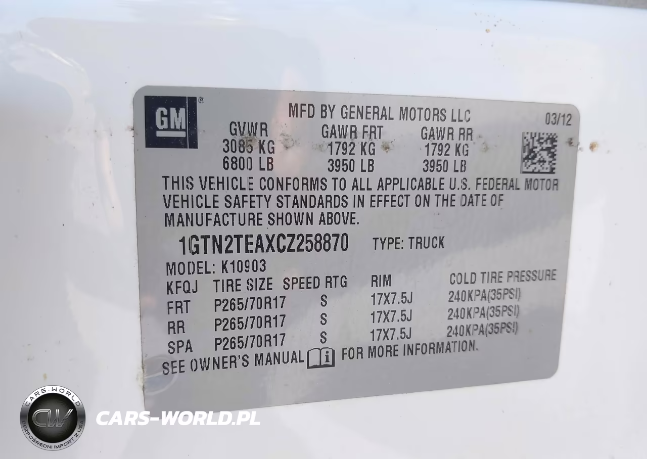 2012 GMC Sierra 1500 Work Truck VIN:1GTN2TEAXCZ258870 - 9