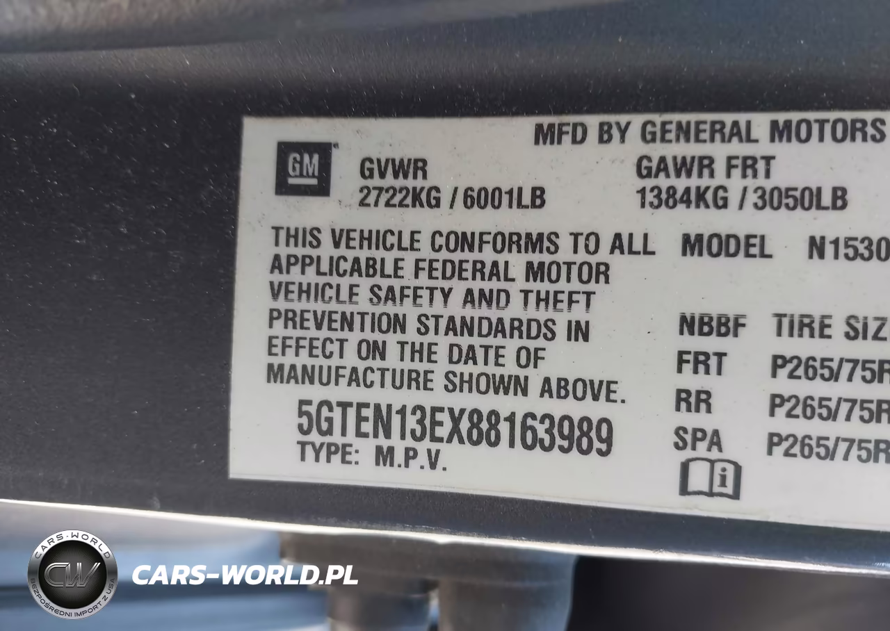 2008 Hummer H3 Suv VIN:5GTEN13EX88163989 - 9