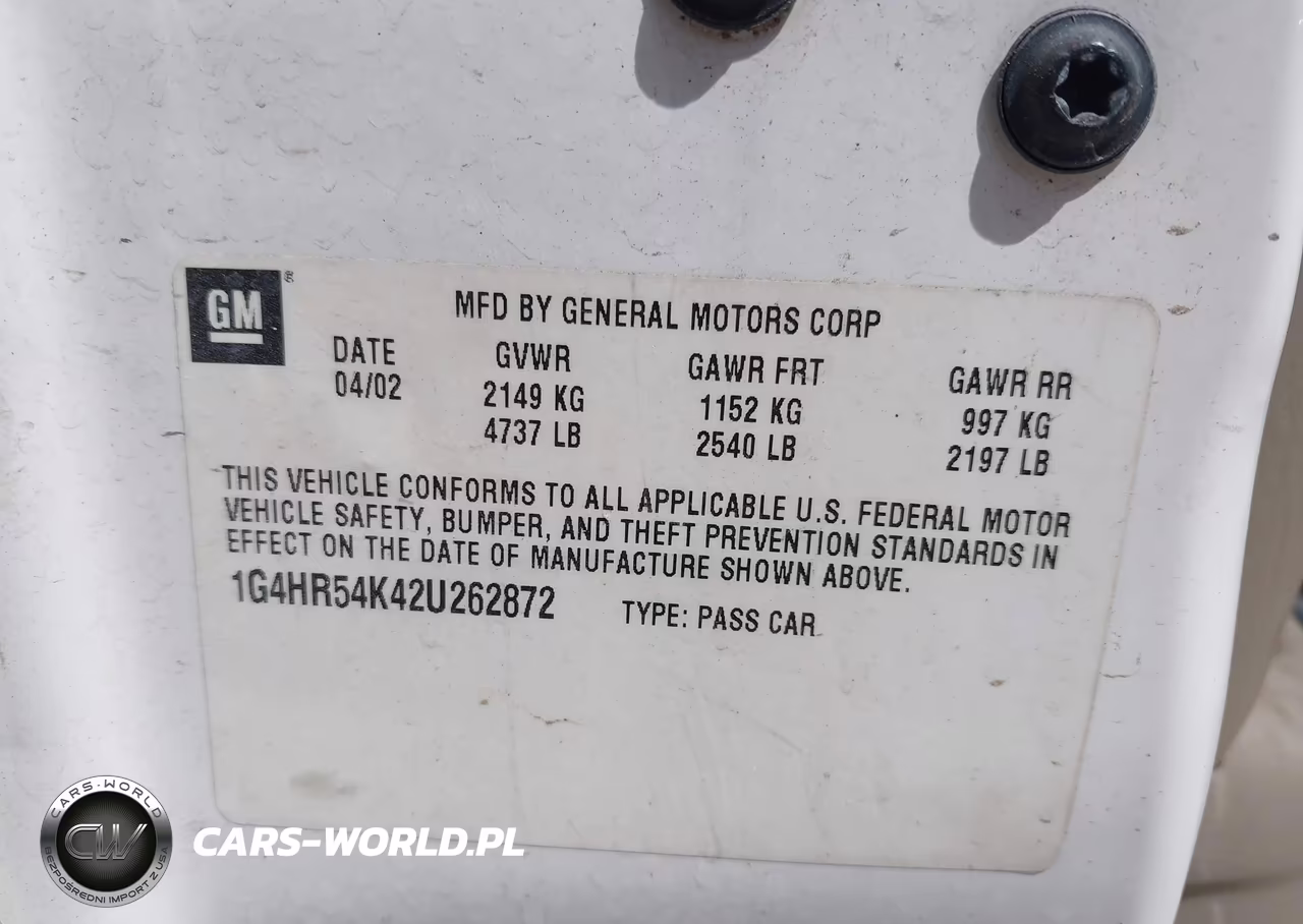 2002 Buick Lesabre Limited VIN:1G4HR54K42U262872 - 9