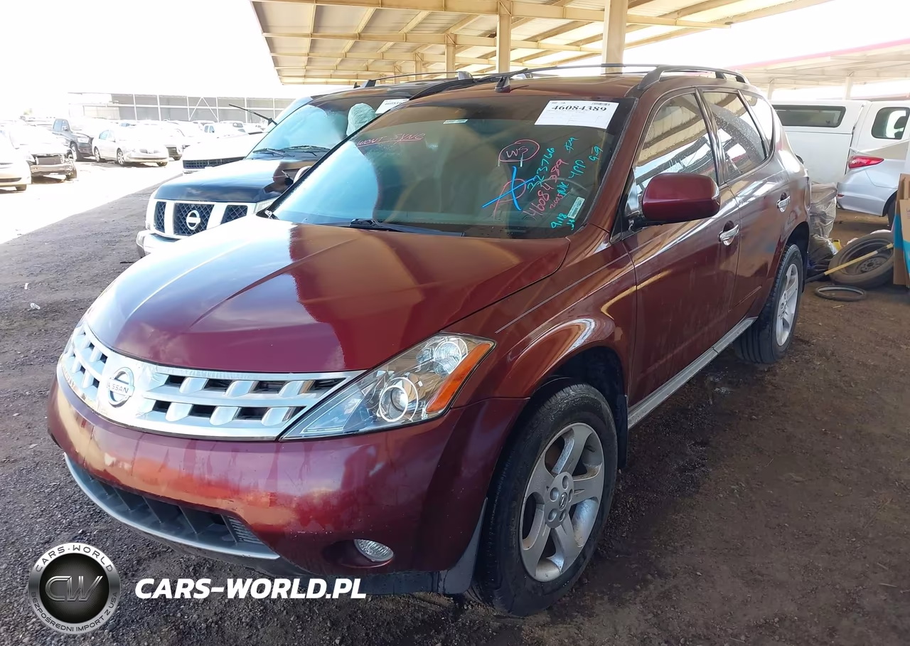 2005 Nissan Murano Sl VIN:JN8AZ08T35W323766 - 2