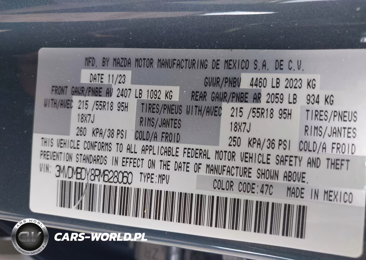 2024 Mazda Cx-30 2.5 Turbo Premium Package VIN:3MVDMBDY8RM628060 - 9