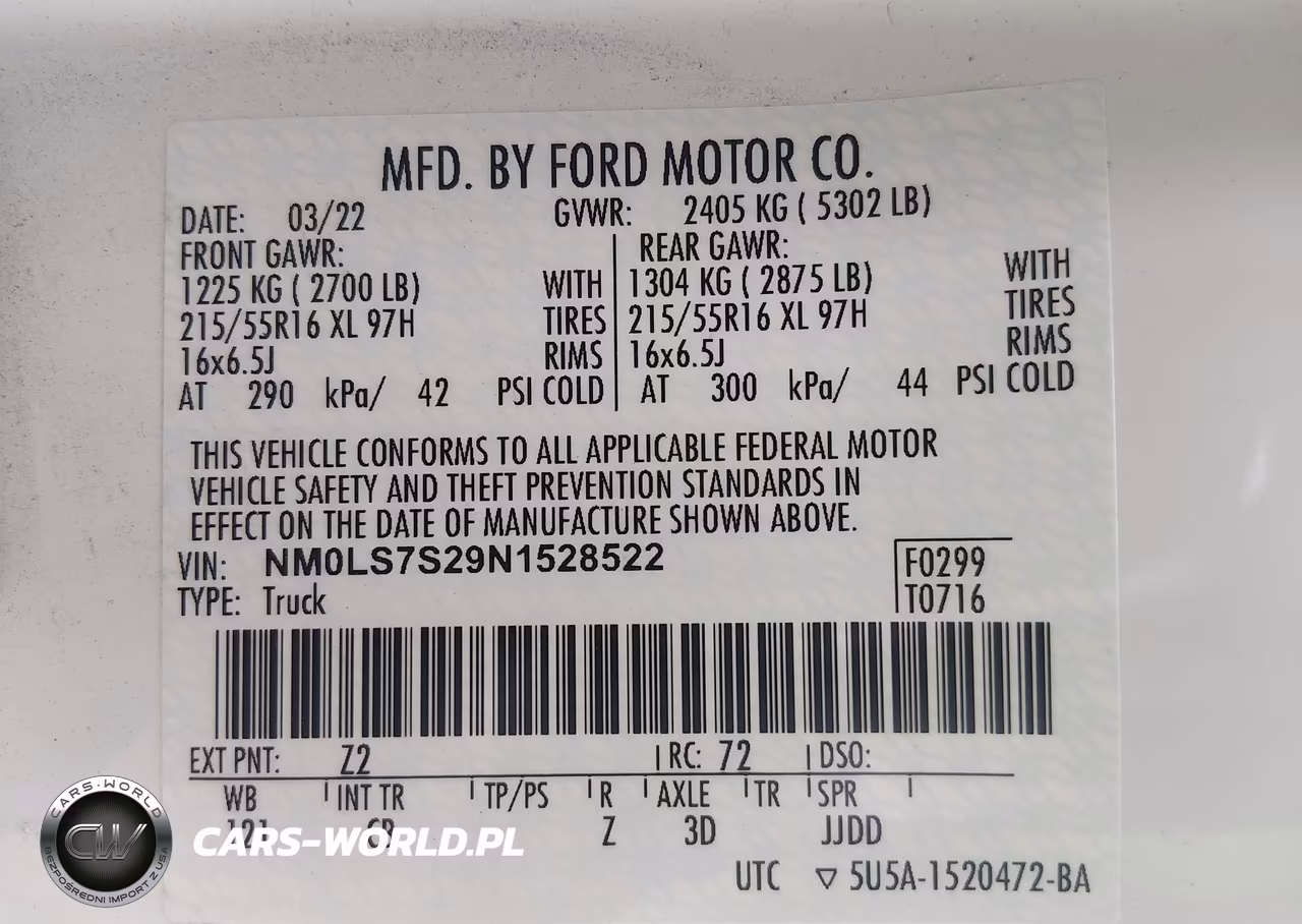 2022 Ford Transit Connect Xl VIN:NM0LS7S29N1528522 - 8