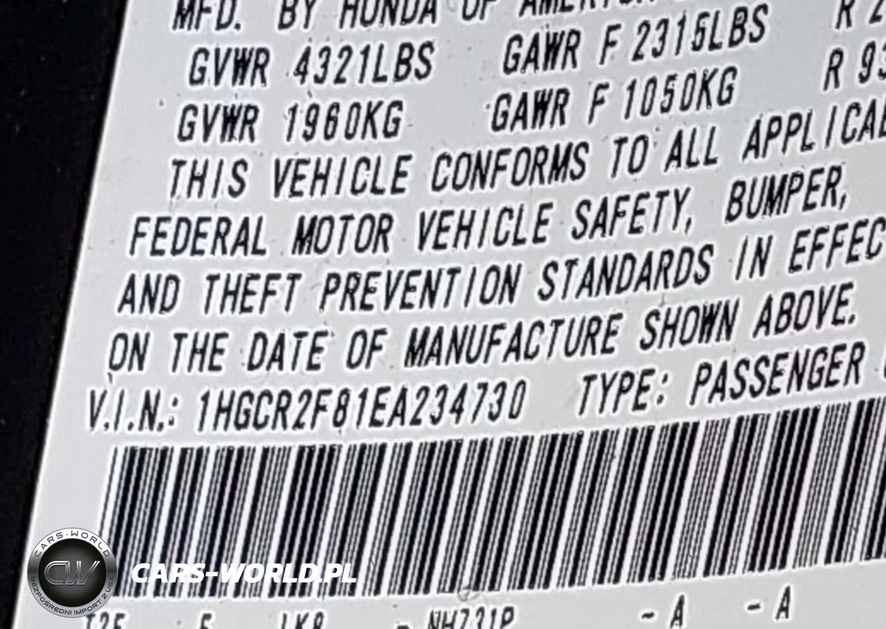 2014 Honda Accord Ex-L VIN:1HGCR2F81EA234730 - 9