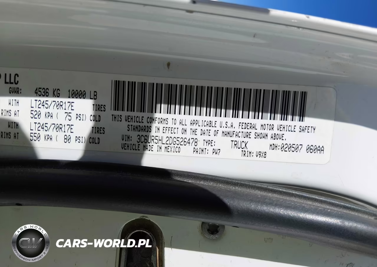 2013 Ram 2500 Tradesman VIN:3C6UR5HL2DG526478 - 9