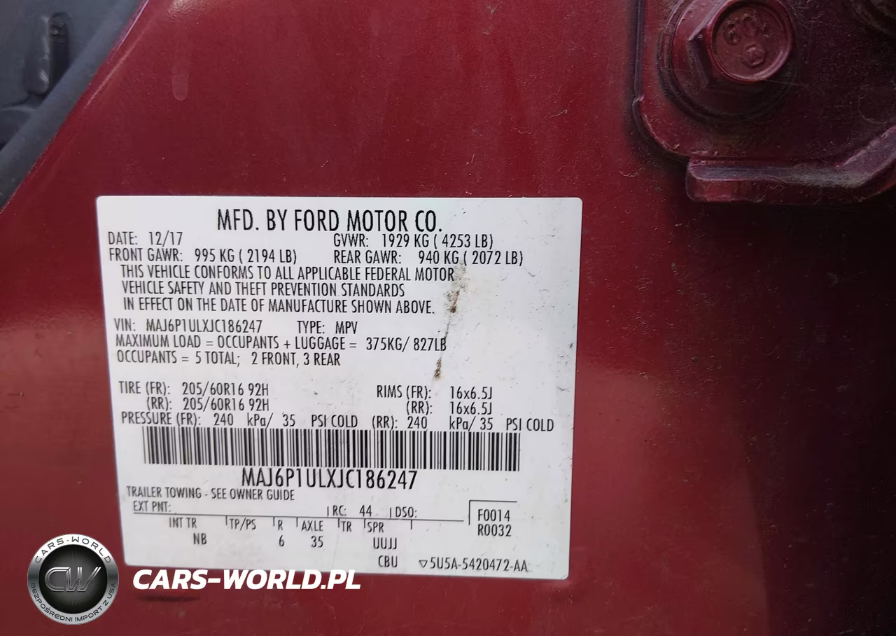 2018 Ford Ecosport Se VIN:MAJ6P1ULXJC186247 - 9