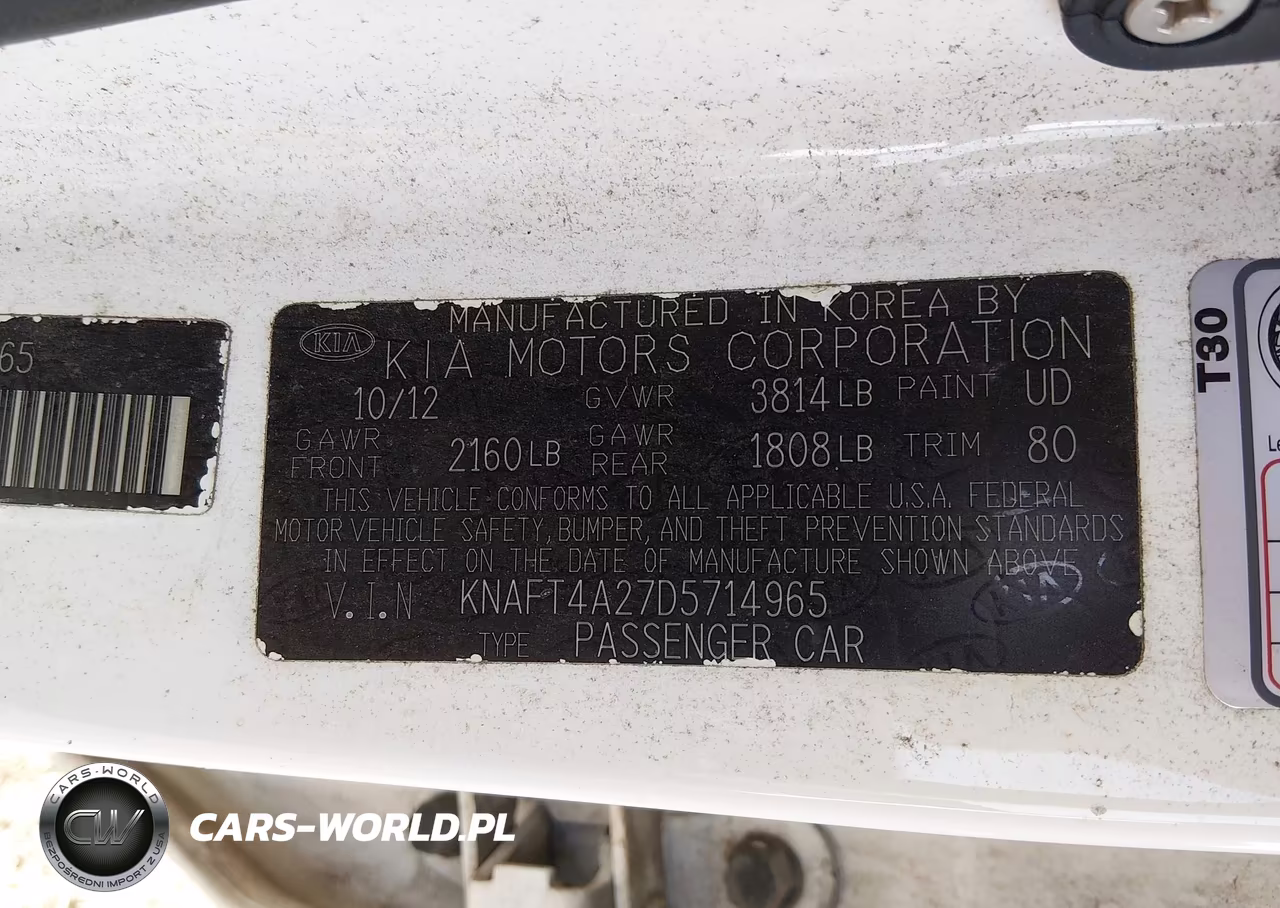 2013 Kia Forte Lx VIN:KNAFT4A27D5714965 - 9