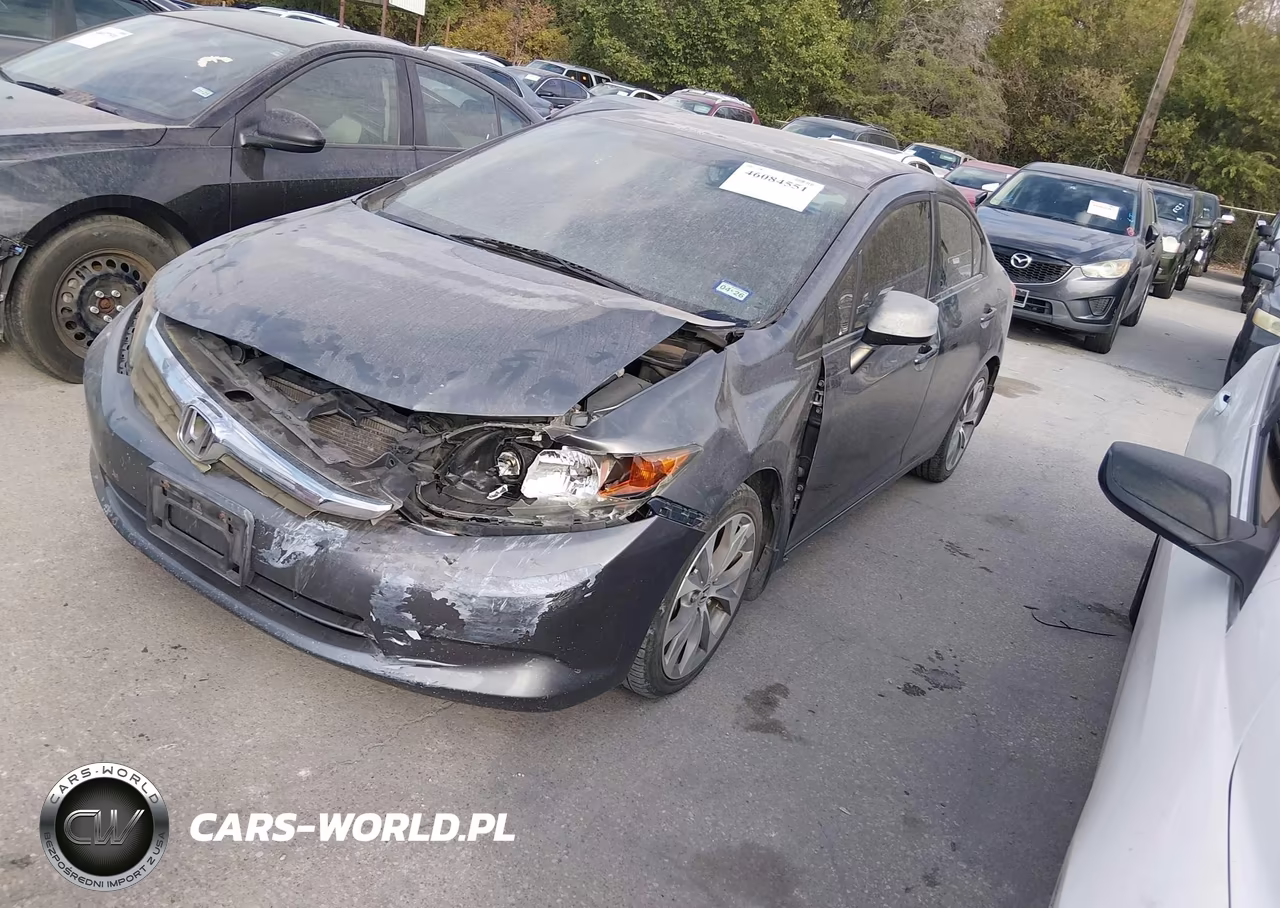 2012 Honda Civic Lx VIN:19XFB2F59CE323784 - 2