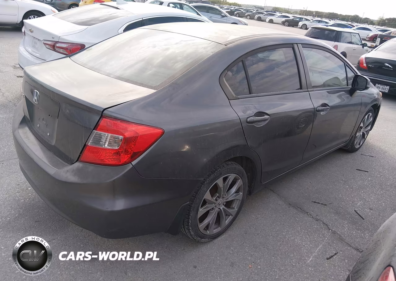 2012 Honda Civic Lx VIN:19XFB2F59CE323784 - 4