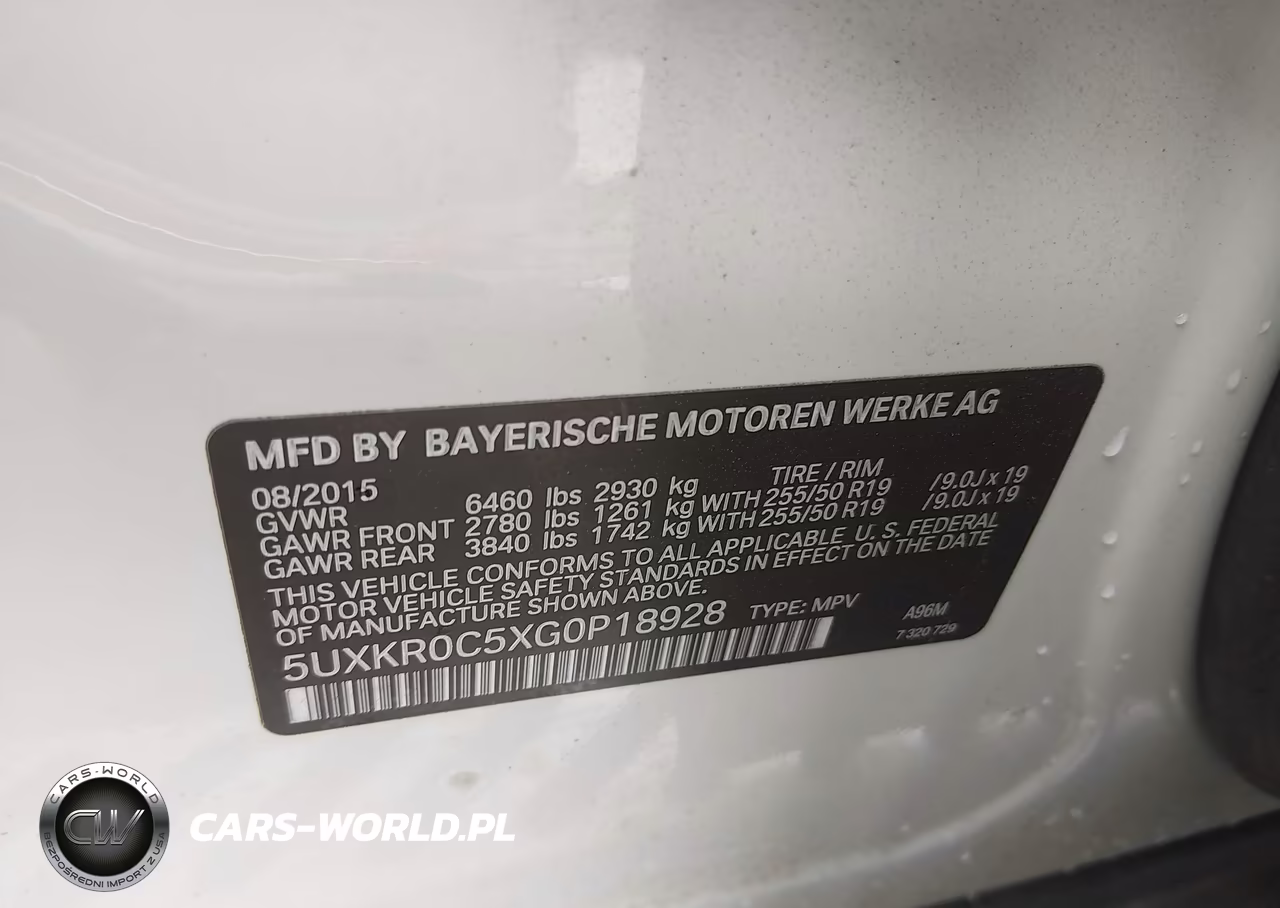 2016 BMW X5 xDrive35I VIN:5UXKR0C5XG0P18928 - 9