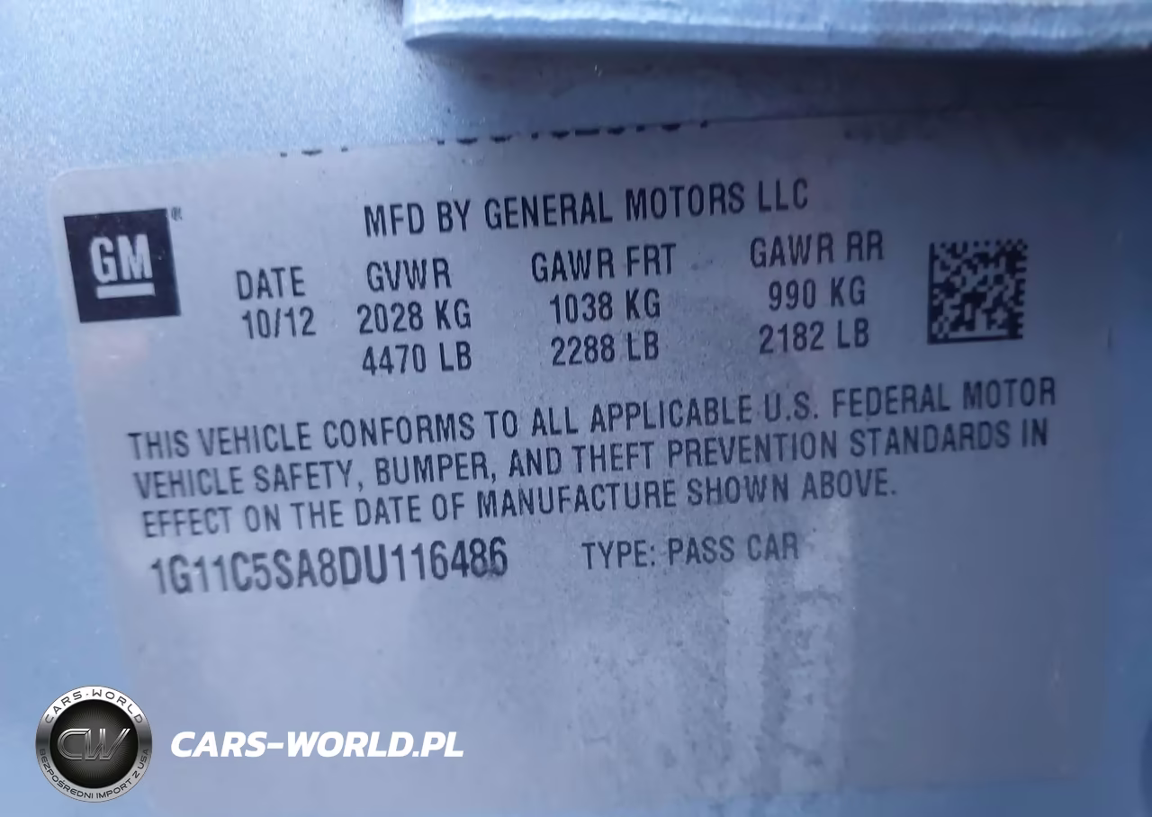 2013 Chevrolet Malibu 1Lt VIN:1G11C5SA8DU116486 - 9