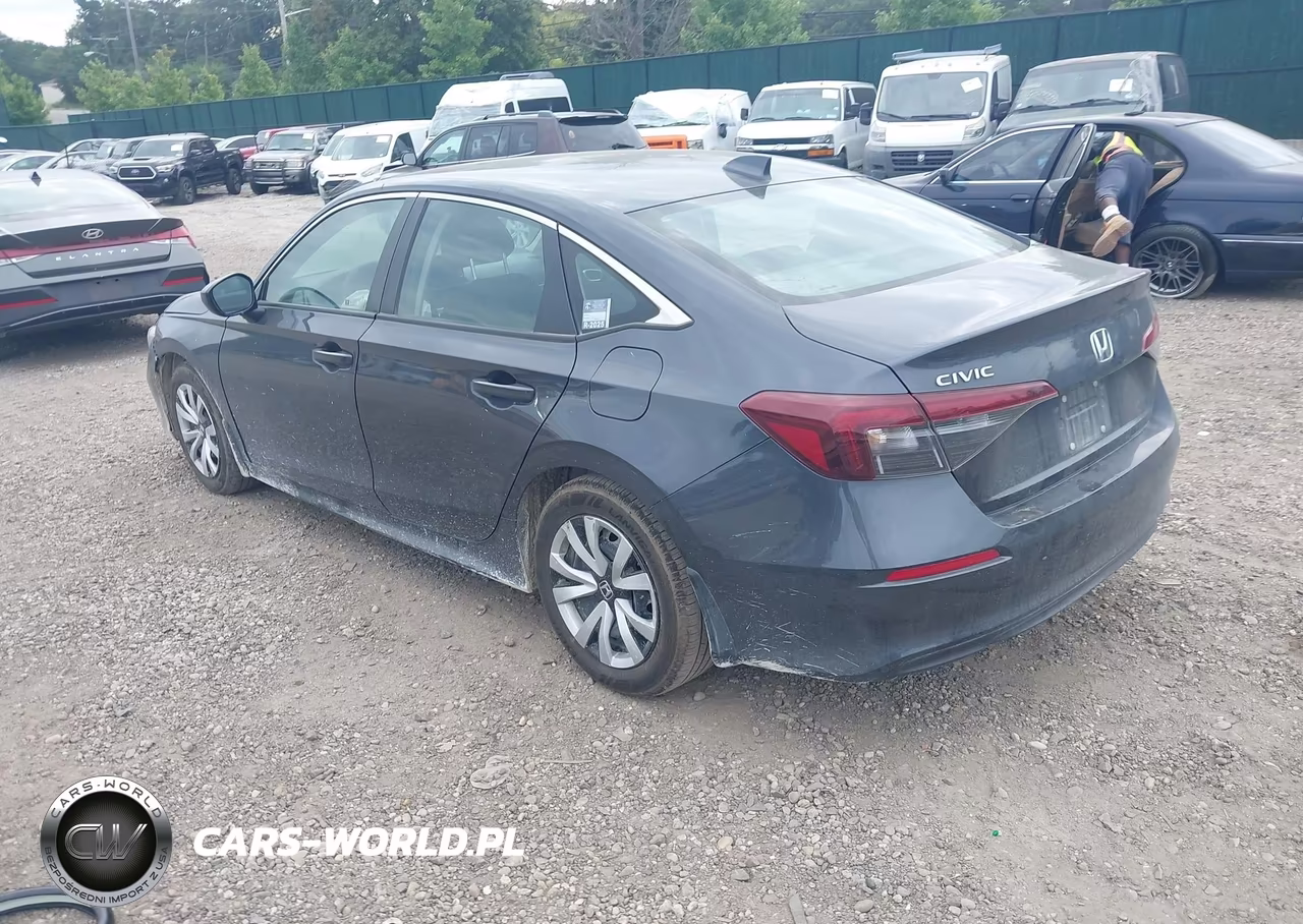 2025 Honda Civic Lx VIN:2HGFE2F20SH539024 - 3