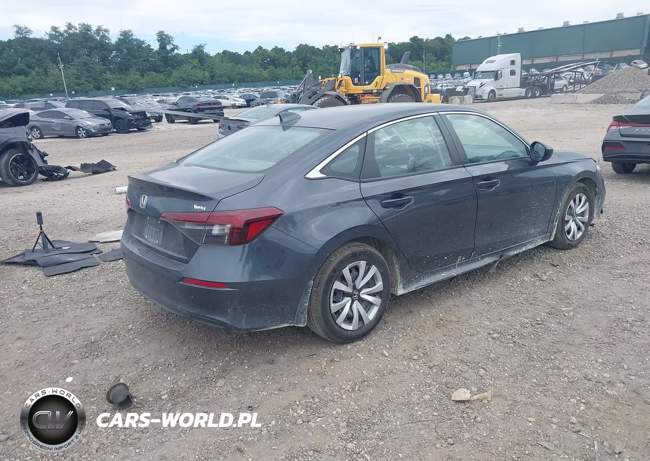 2025 Honda Civic Lx VIN:2HGFE2F20SH539024 - 4