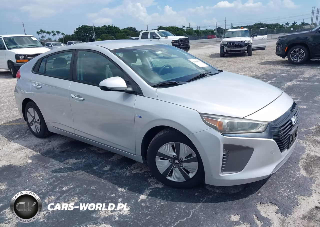 2019 Hyundai Ioniq Hybrid Blue VIN:KMHC65LC5KU107843 - 1
