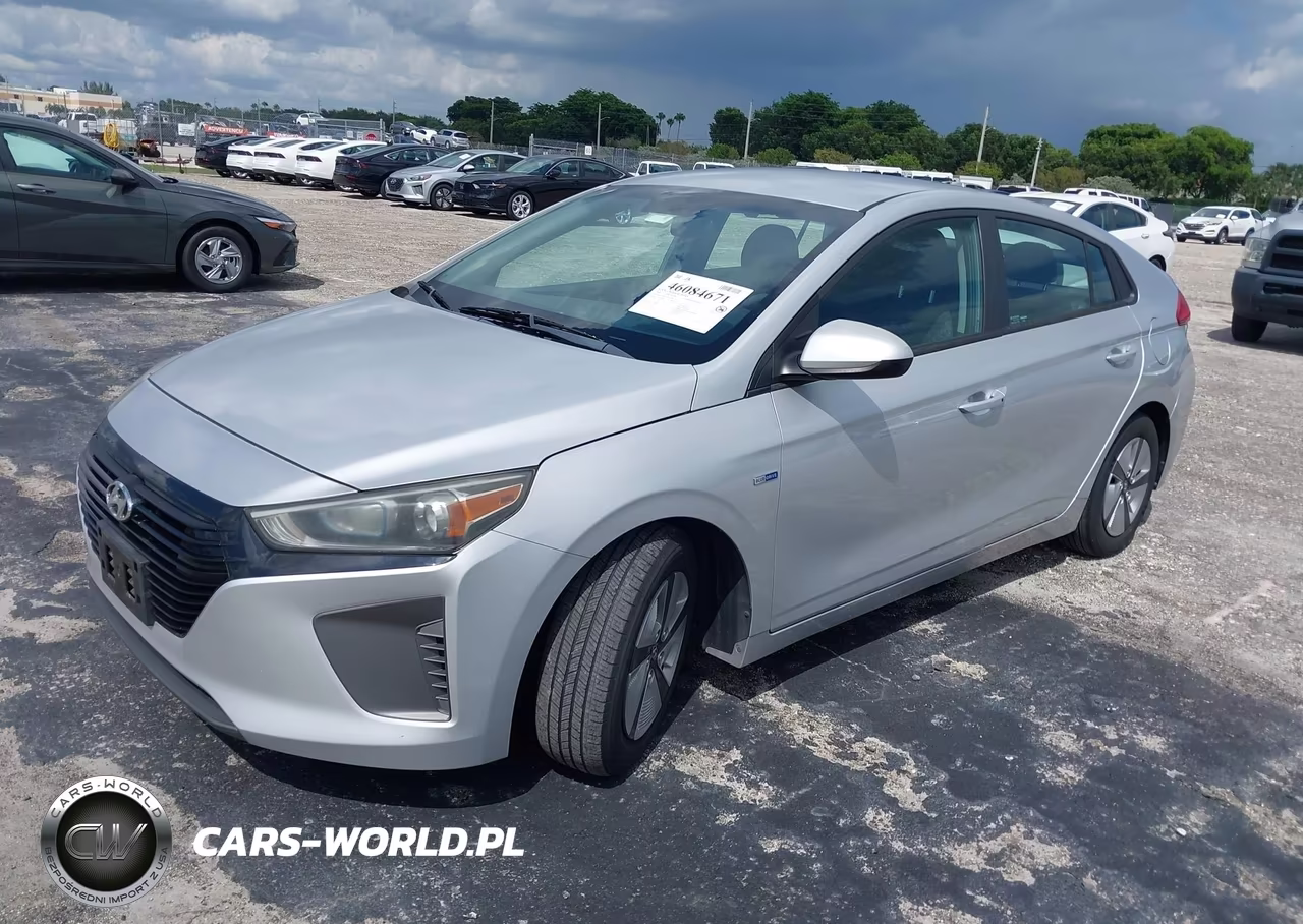 2019 Hyundai Ioniq Hybrid Blue VIN:KMHC65LC5KU107843 - 2