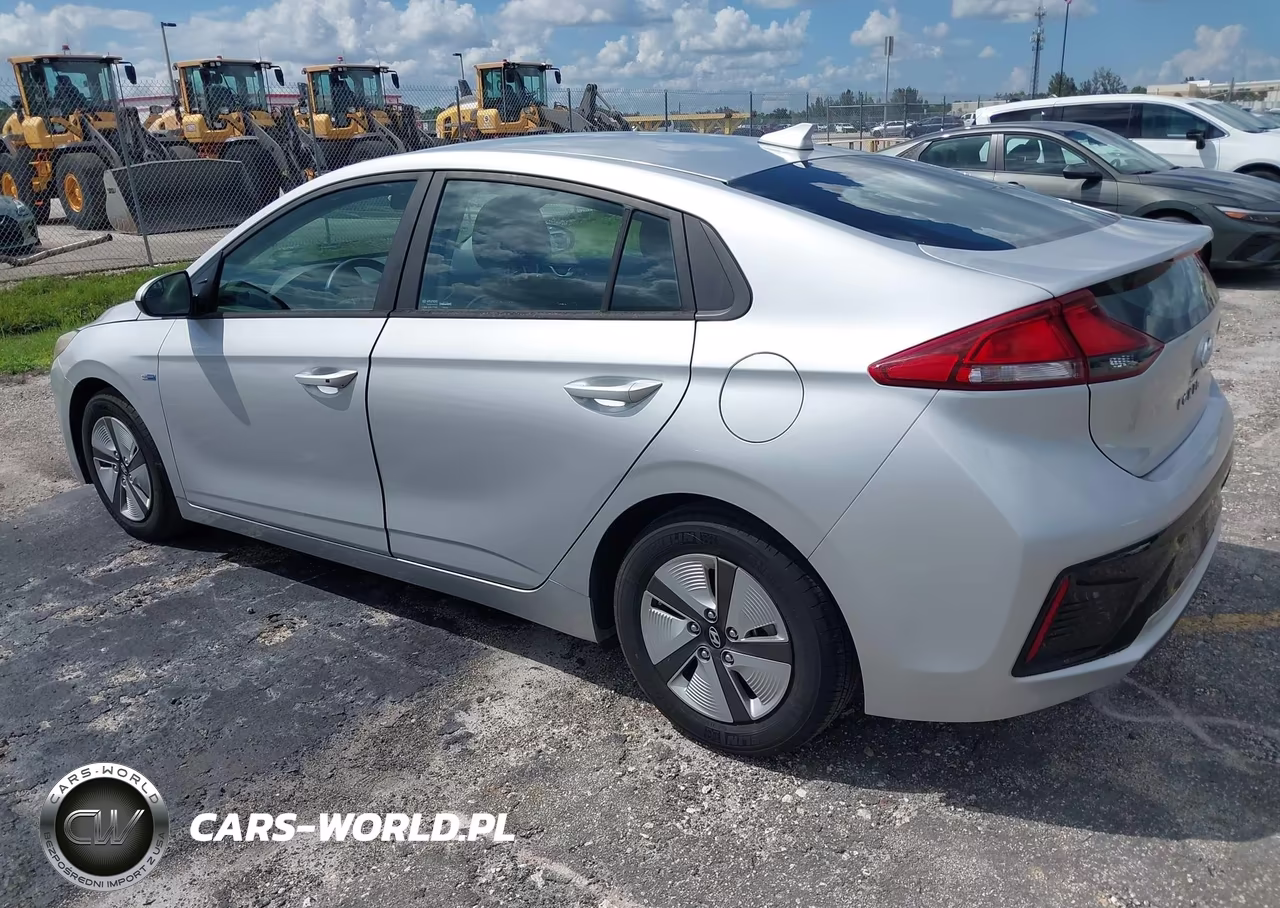 2019 Hyundai Ioniq Hybrid Blue VIN:KMHC65LC5KU107843 - 3