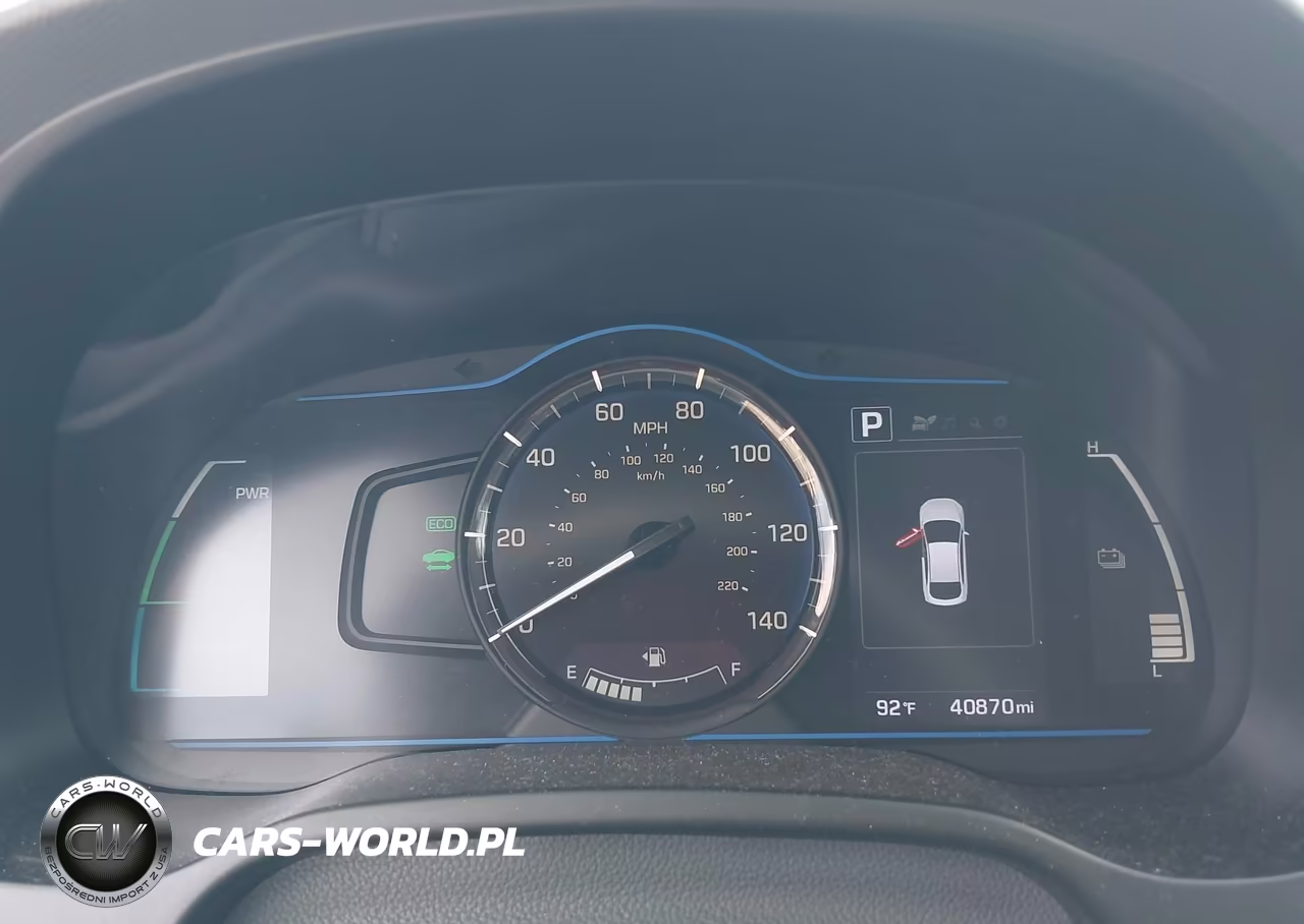 2019 Hyundai Ioniq Hybrid Blue VIN:KMHC65LC5KU107843 - 7