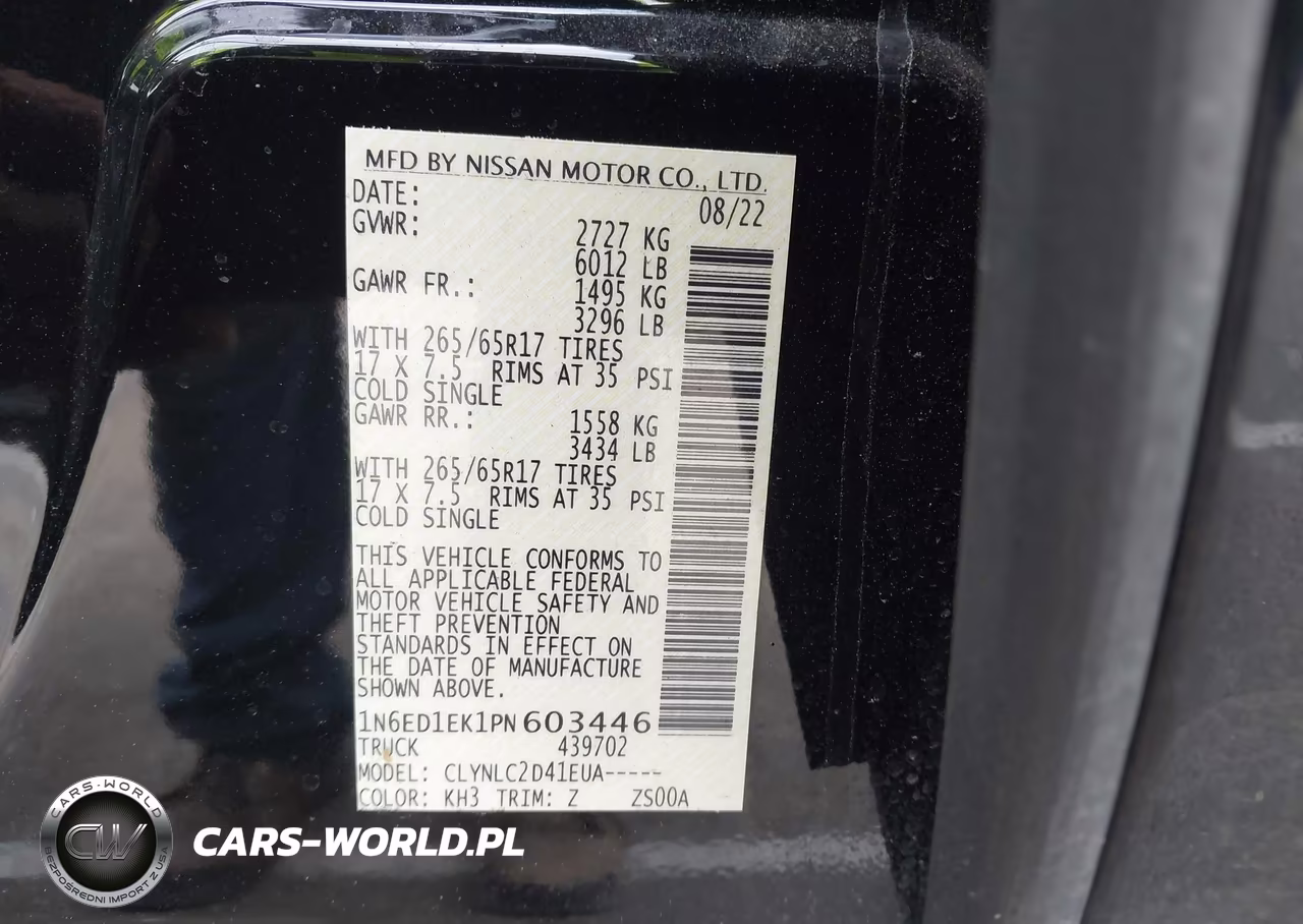 2023 Nissan Frontier Sv 4X4 VIN:1N6ED1EK1PN603446 - 9