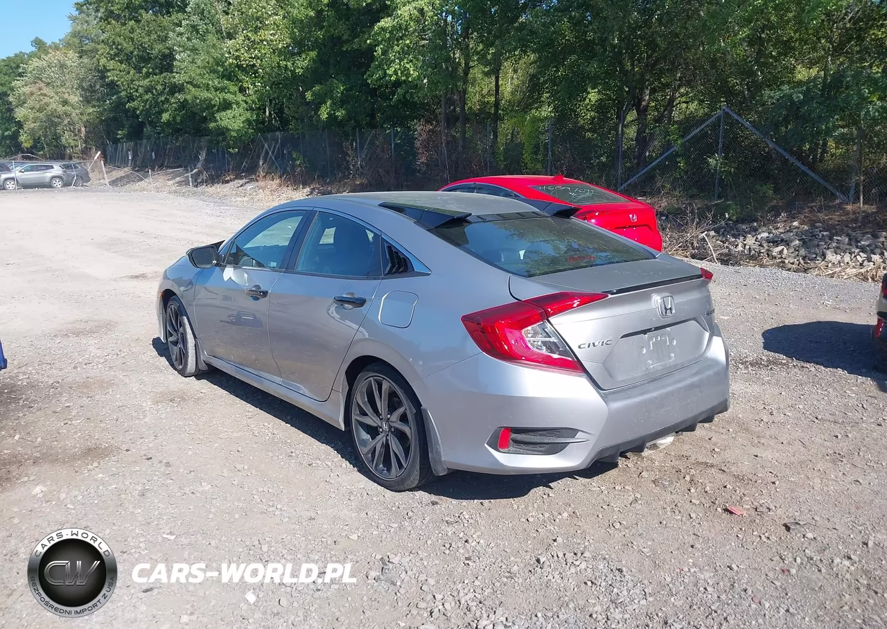 2019 Honda Civic Sport VIN:2HGFC2F8XKH542278 - 3