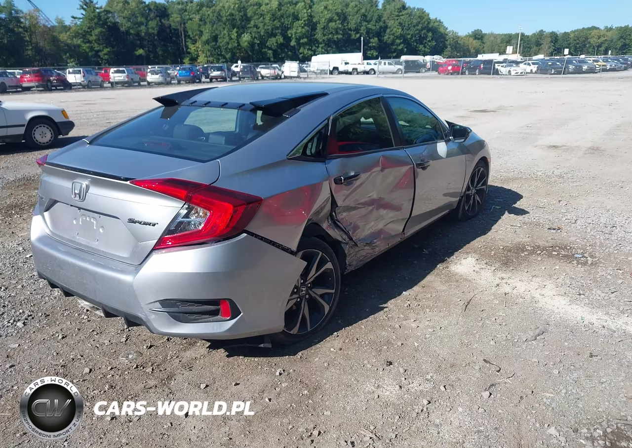 2019 Honda Civic Sport VIN:2HGFC2F8XKH542278 - 4