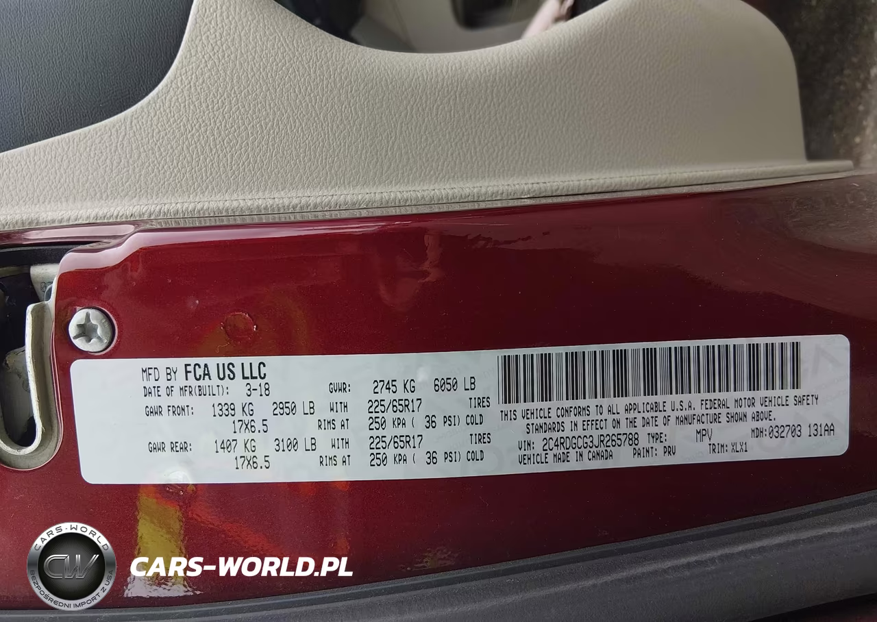 2018 Dodge Grand Caravan Sxt VIN:2C4RDGCG3JR265788 - 9