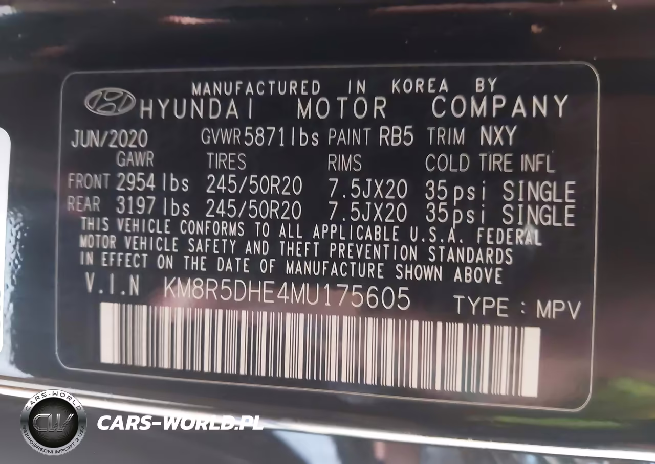 2021 Hyundai Palisade Limited VIN:KM8R5DHE4MU175605 - 9