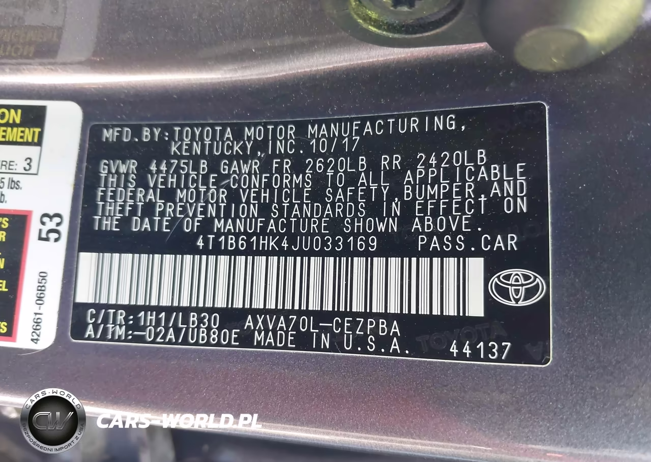 2018 Toyota Camry Xse VIN:4T1B61HK4JU033169 - 9