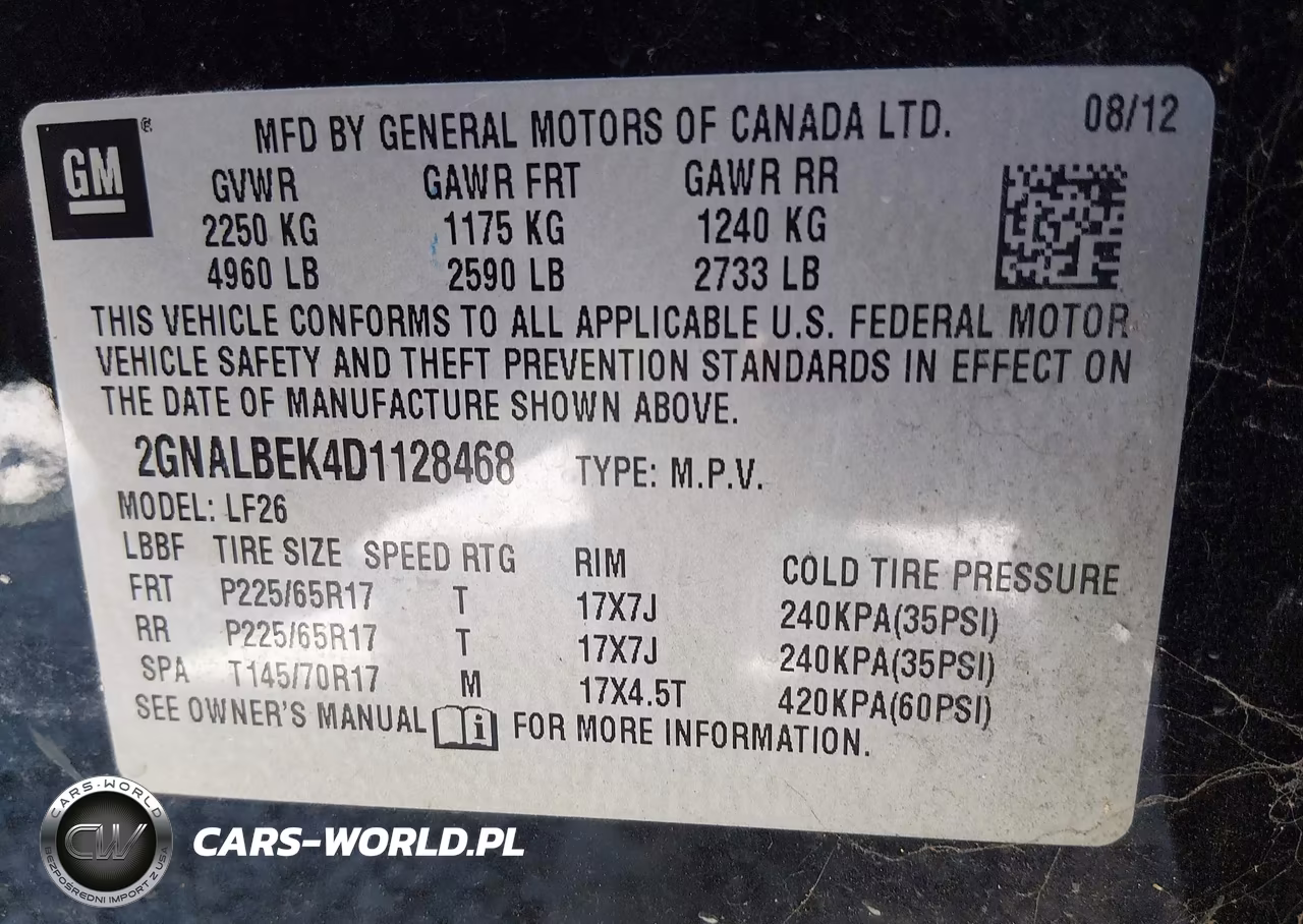 2013 Chevrolet Equinox Ls VIN:2GNALBEK4D1128468 - 9