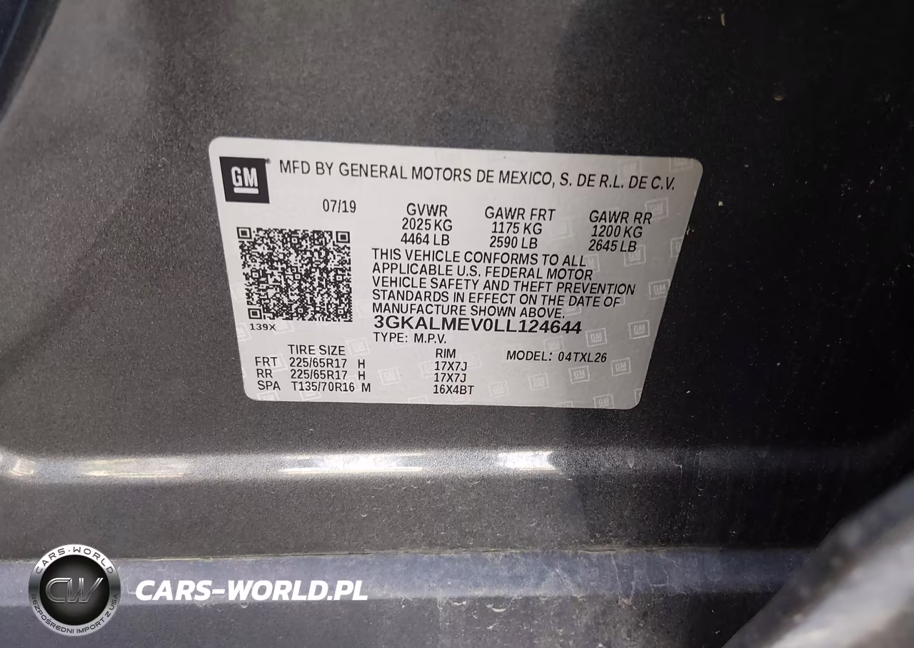 2020 GMC Terrain Fwd Sle VIN:3GKALMEV0LL124644 - 9