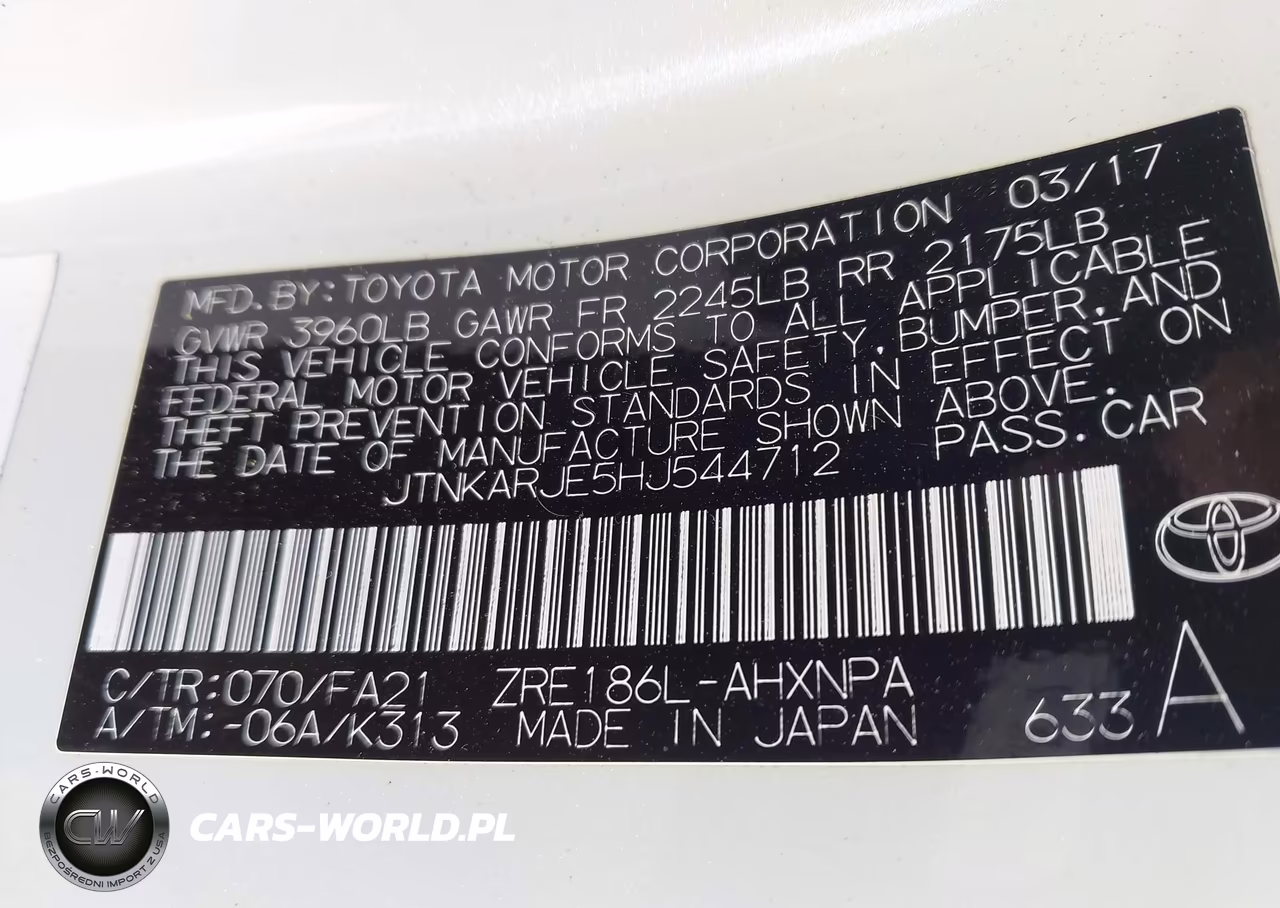 2017 Toyota Corolla Im VIN:JTNKARJE5HJ544712 - 9