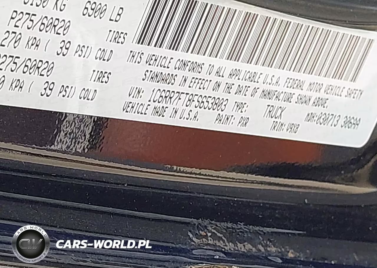 2015 Ram 1500 Express VIN:1C6RR7FT8FS653803 - 9
