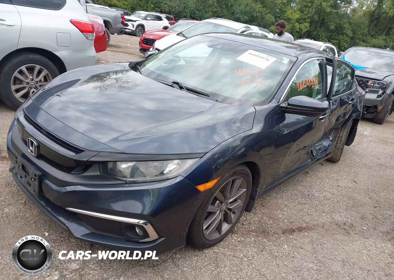 2019 Honda Civic Ex VIN:19XFC1F3XKE016922 - 2