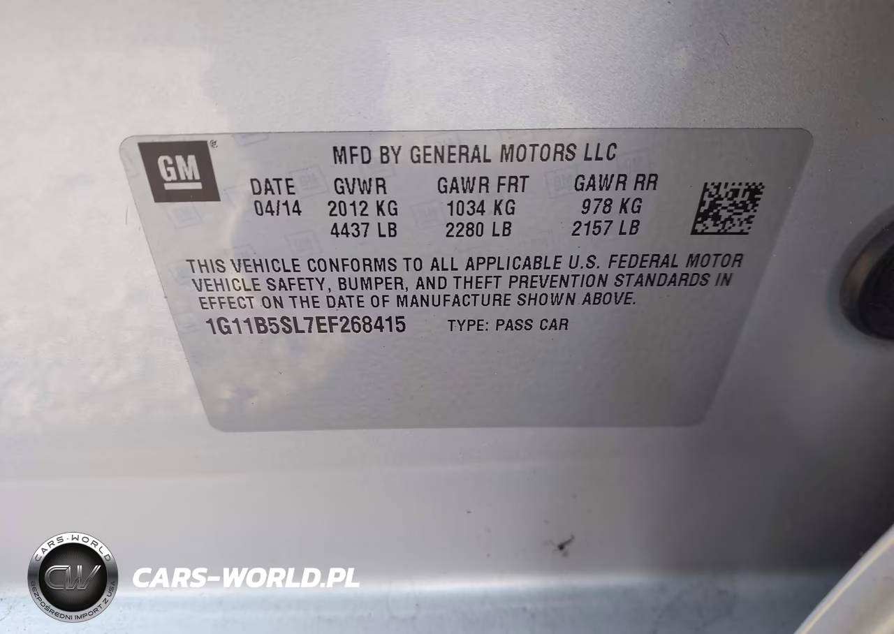 2014 Chevrolet Malibu 1Ls VIN:1G11B5SL7EF268415 - 9