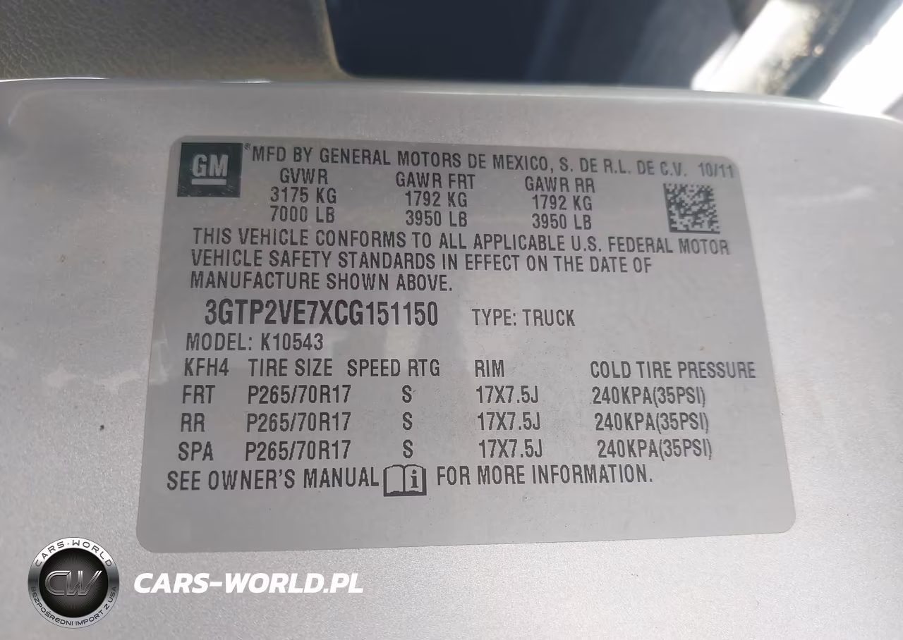 2012 GMC Sierra 1500 Sle VIN:3GTP2VE7XCG151150 - 9